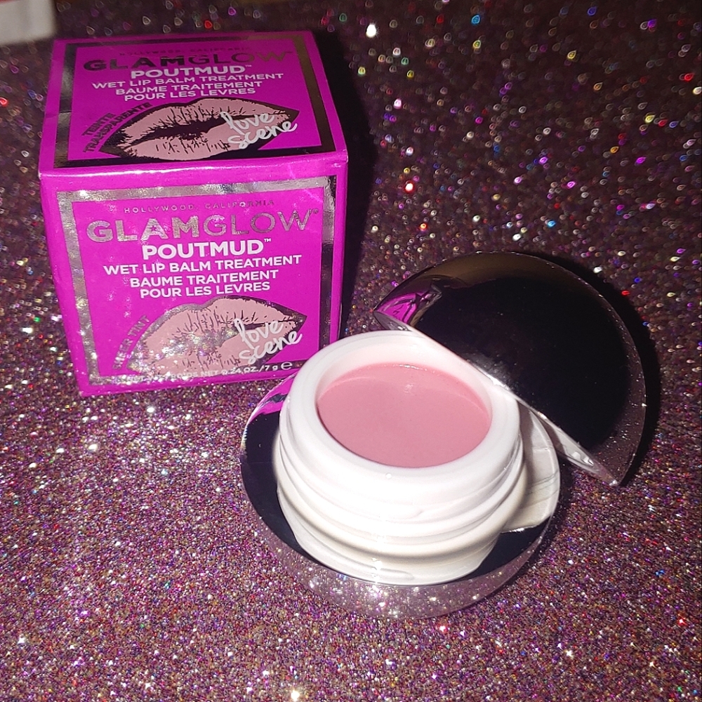Love Scene Poutmud Wet Lip Balm Treatment Sheer Tint Glamglow